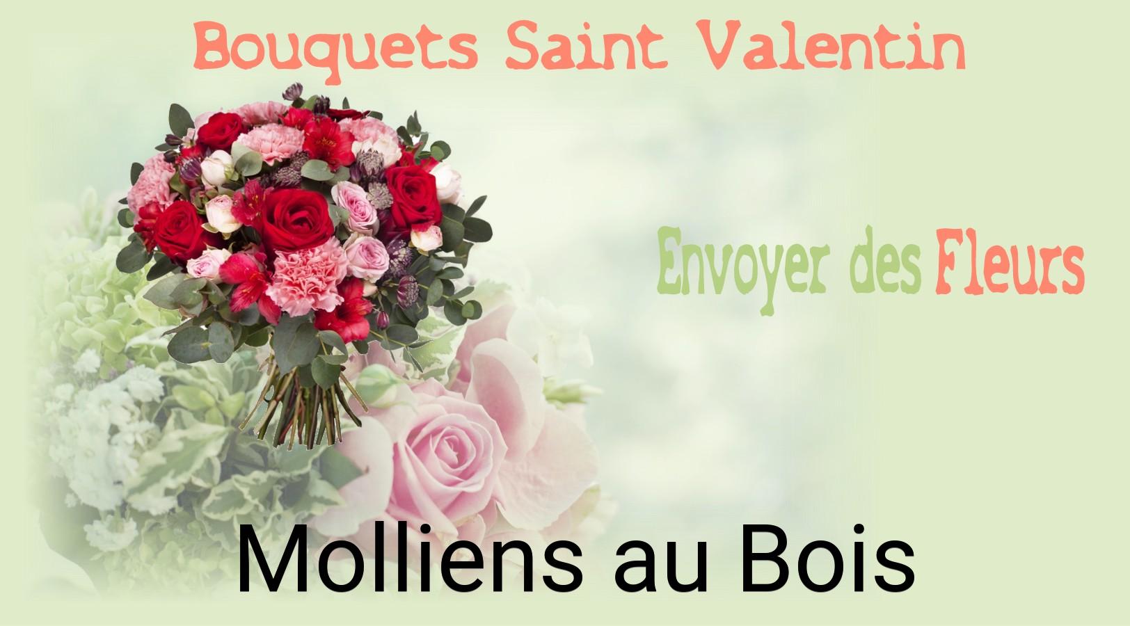 Roses de Saint-Valentin livrées à Molliens-au-Bois